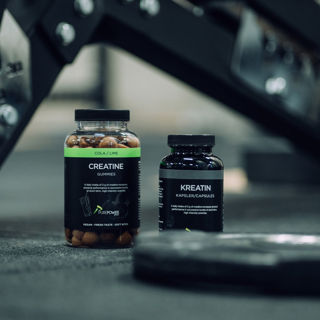 Creatine Wijngom Cola/Limoen 120 st.