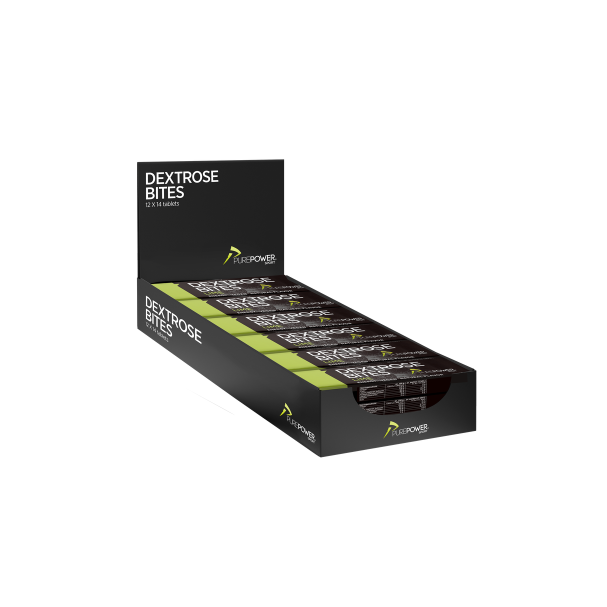 Dextrose Bites Lime 12 x 14