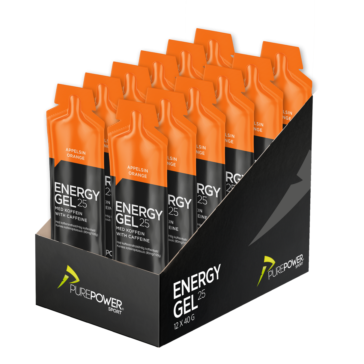 Energy Gel Cafeïne Orange 12x60 g