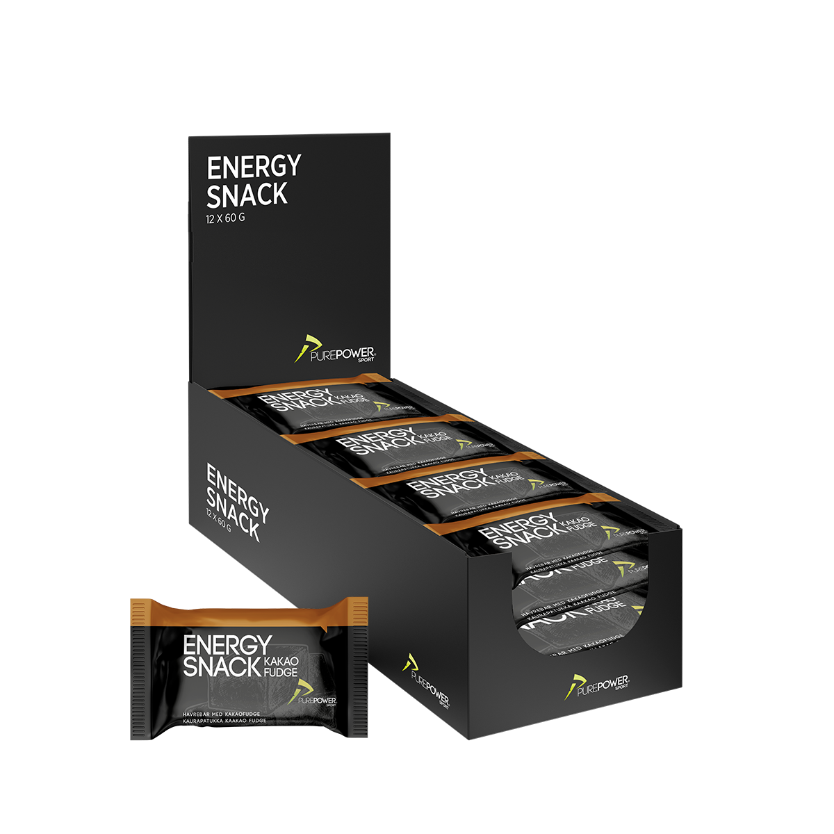Energy Snack Cacao Fudge 12x60 g