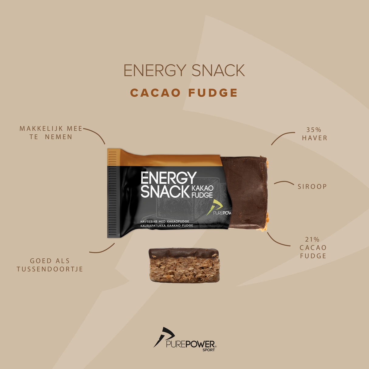 Energy Snack Cacao Fudge 60 g