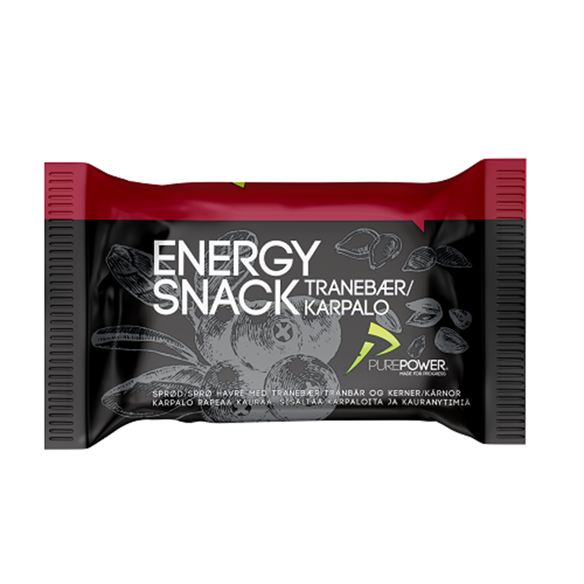 Energy Snack Cranberry 60 gr
