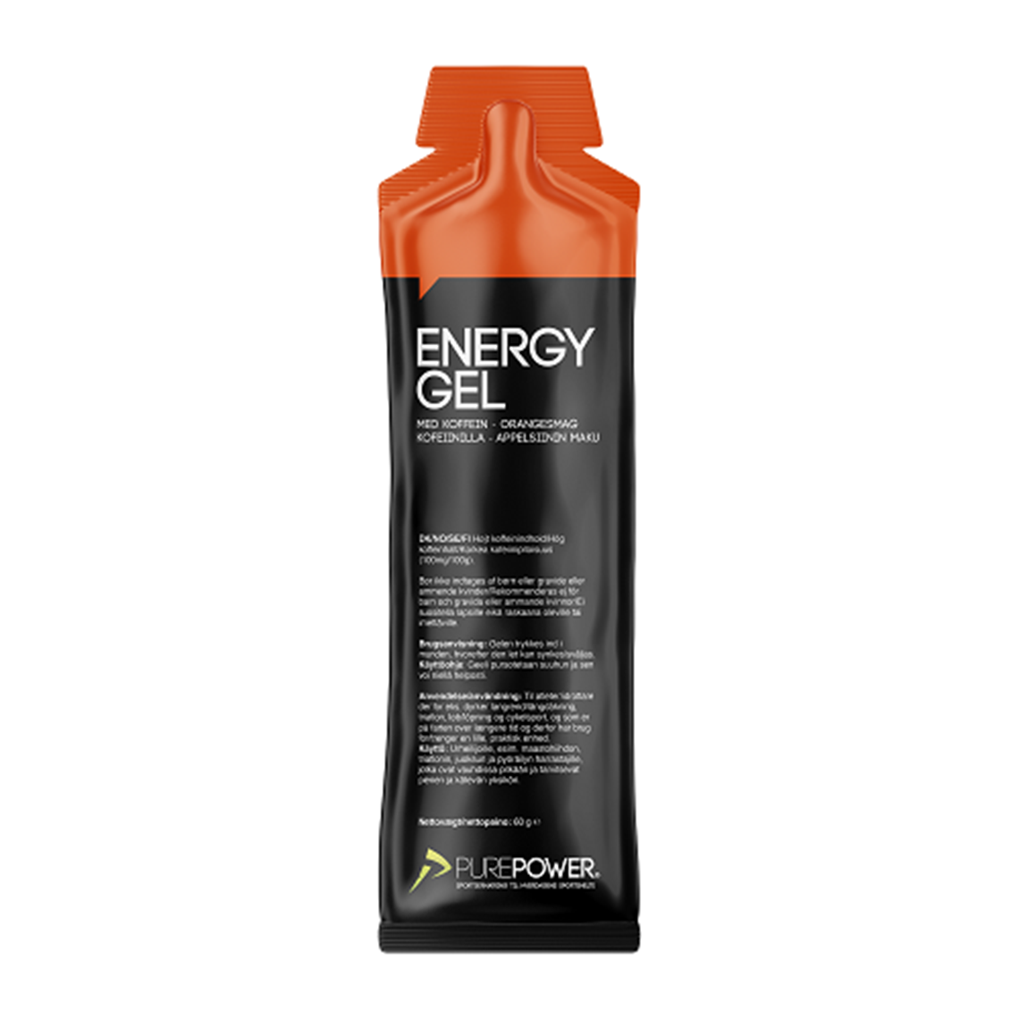Energy Gel Cafeïne Orange 60gr
