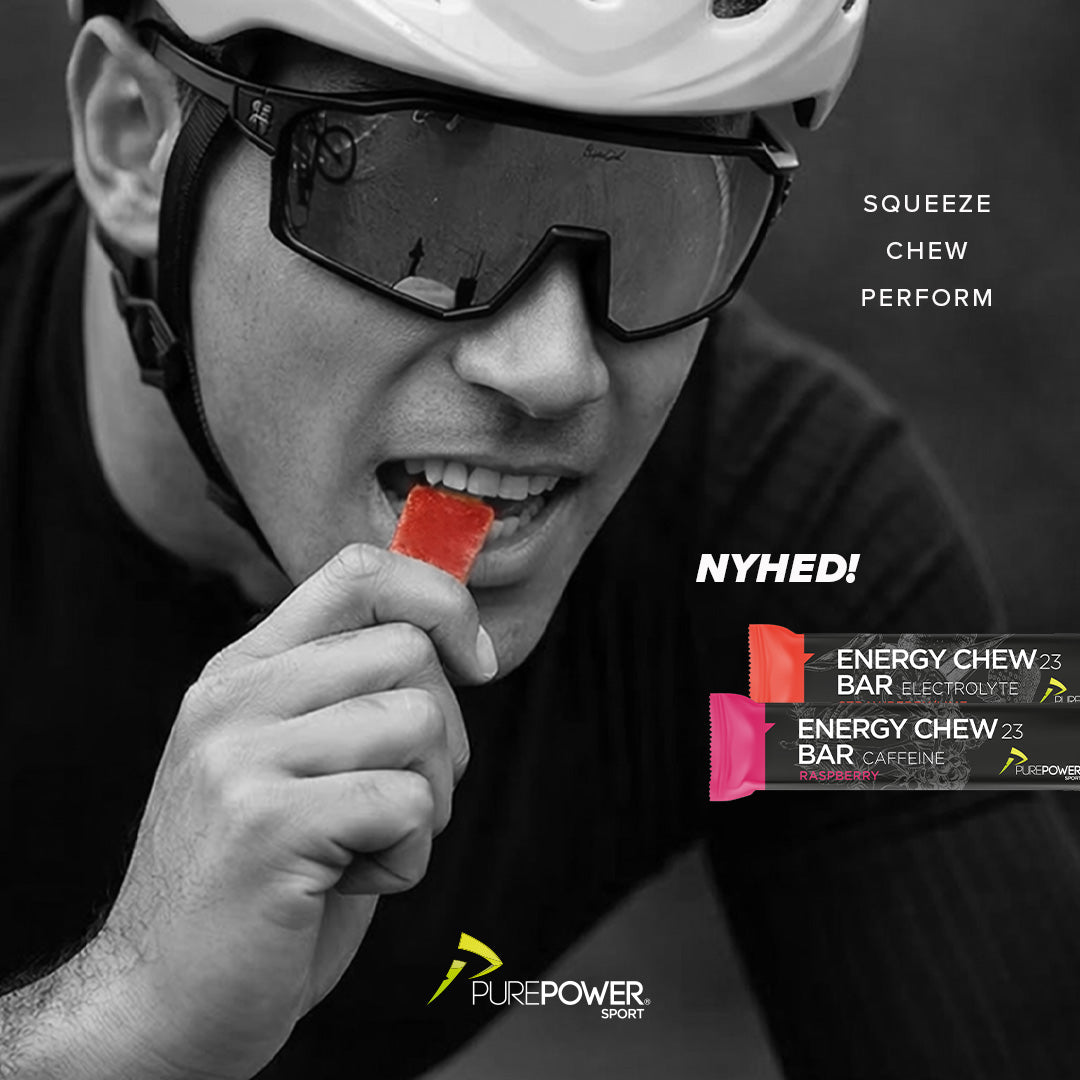 Energy Chew Bar Cafeïne Framboos 30 g