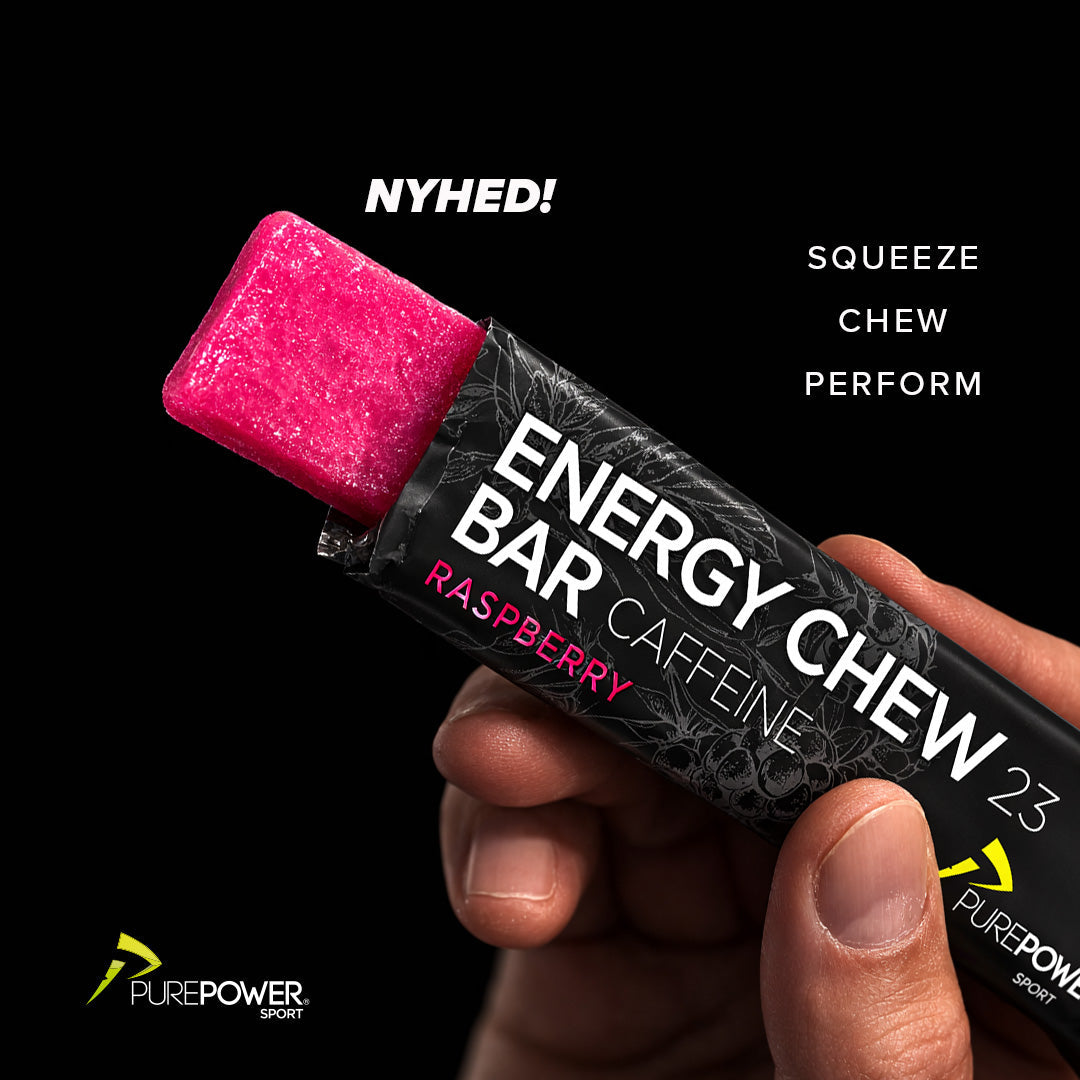 Energy Chew Bar Cafeïne Framboos 30 g