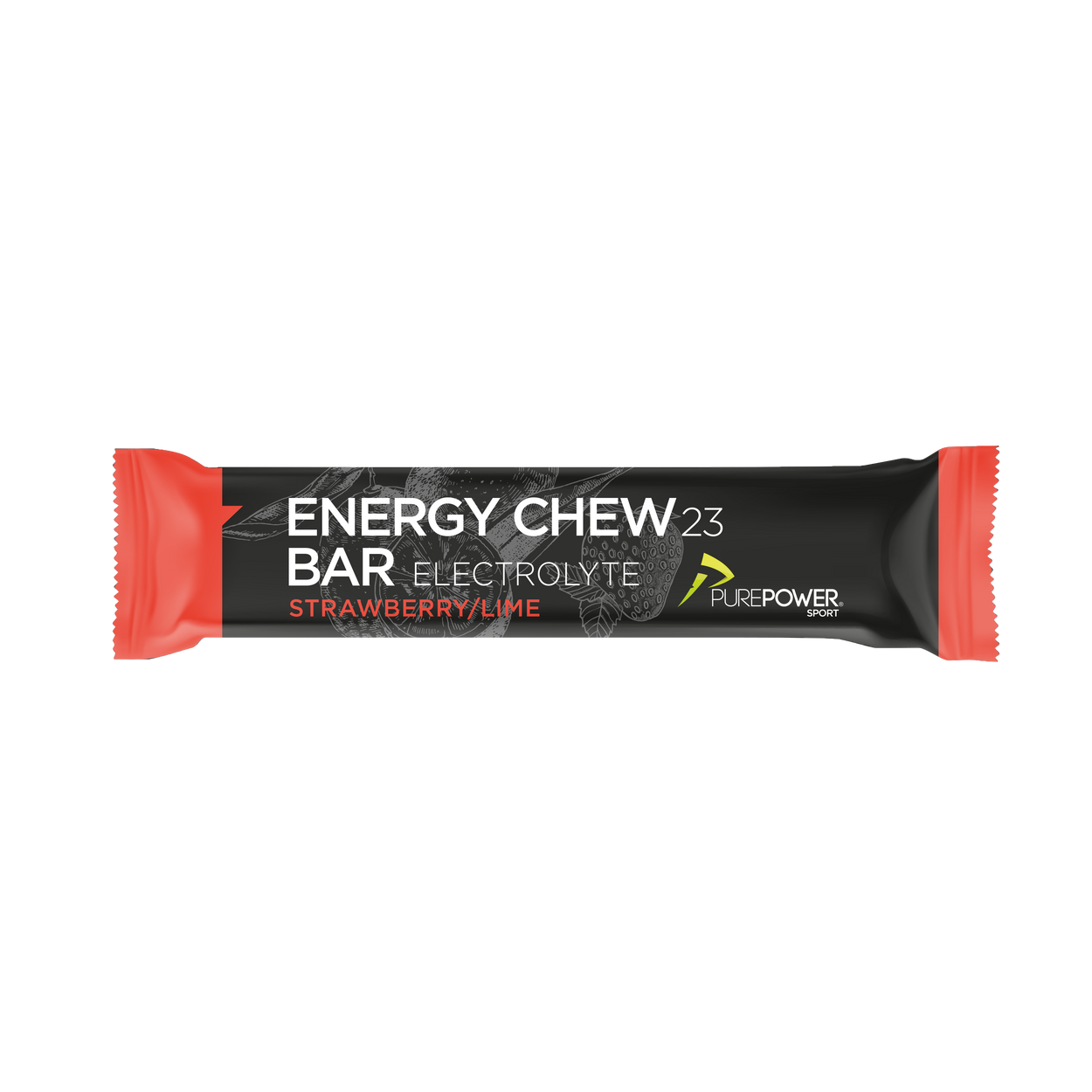 Energy Chew Bar Elektrolyt Aardbei/Limoen 30 g