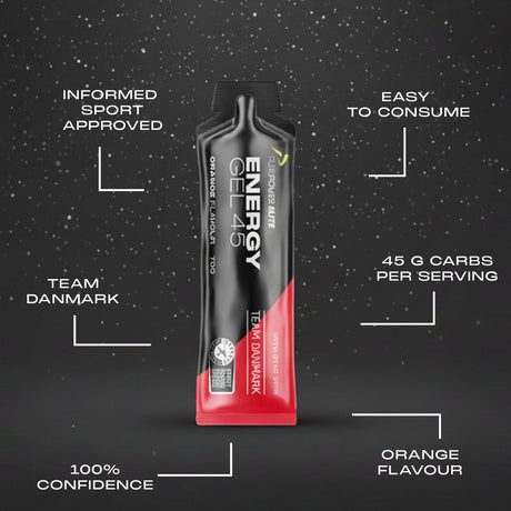 Elite Energy Gel 45 Sinaasappel