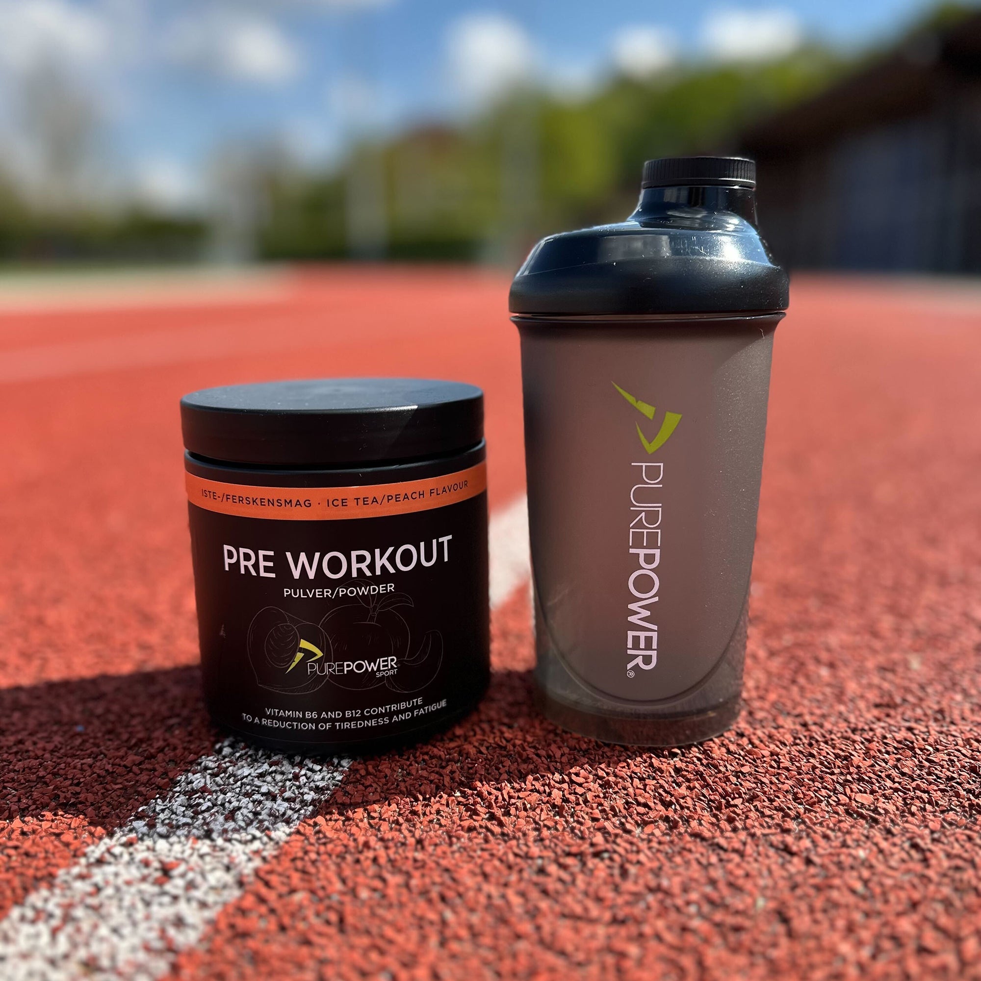 Pre-Workout shot (PWO) Ice Tea Perzik 300 g – PurePower Benelux